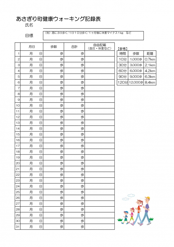 記録表