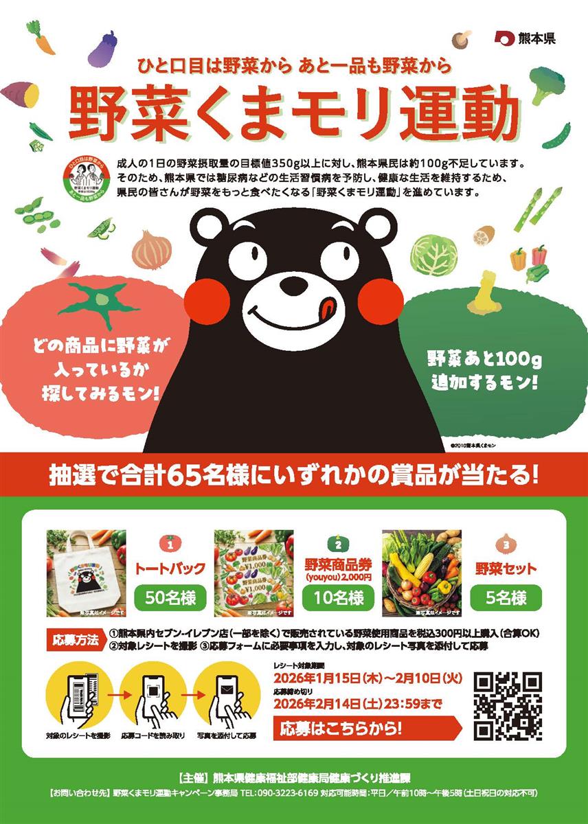 野菜くまモリ運動の画像
