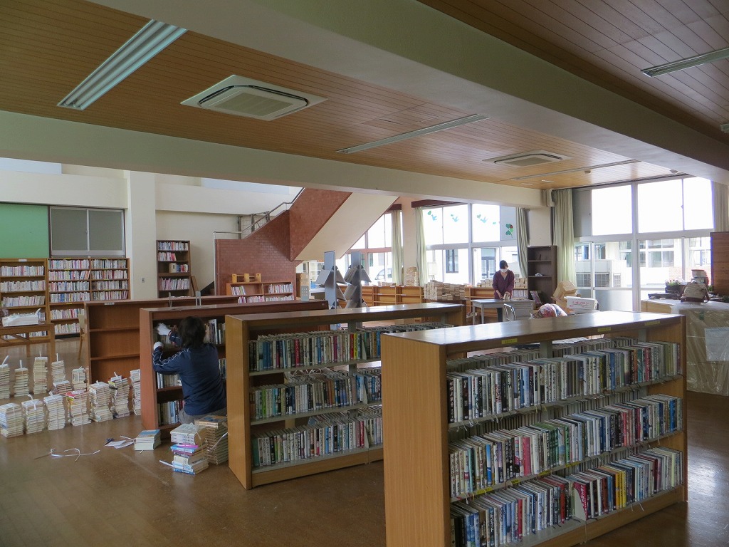 準備中の図書館の写真